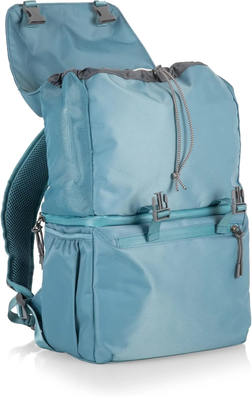 PICNIC TIME Disney Nightmare Before Christmas Tarana Backpack Cooler made with Recycled Material, Soft Cooler Backpack, Upcycled Cooler Bag, (Aurora Blue)