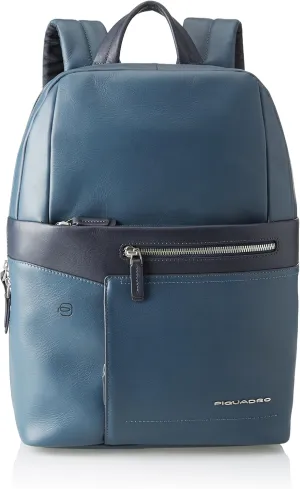 Piquadro Men's Backpack, Blue, 14x39.5x28 cm (W x H x L)