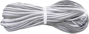 pistro Warning 100m Reflective Piping Fabric Rope Trim Webbing Tape for Handbags