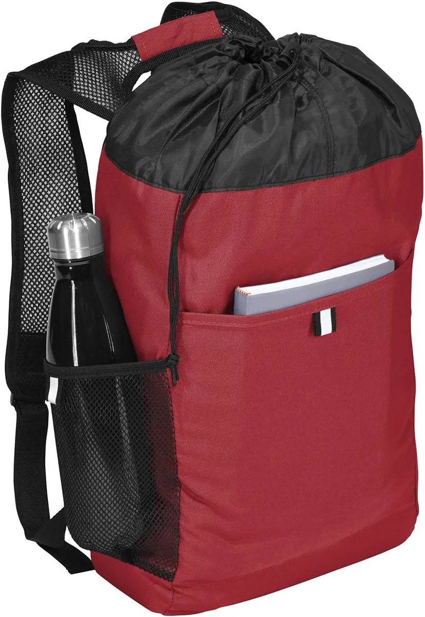Port Authority Hybrid Backpack. BG211, Chili Red/ Black, OSFA