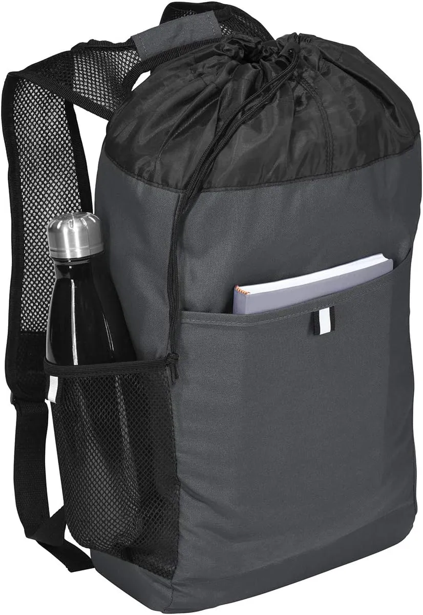 Port Authority Hybrid Backpack. BG211, Dark Charcoal/ Black, OSFA