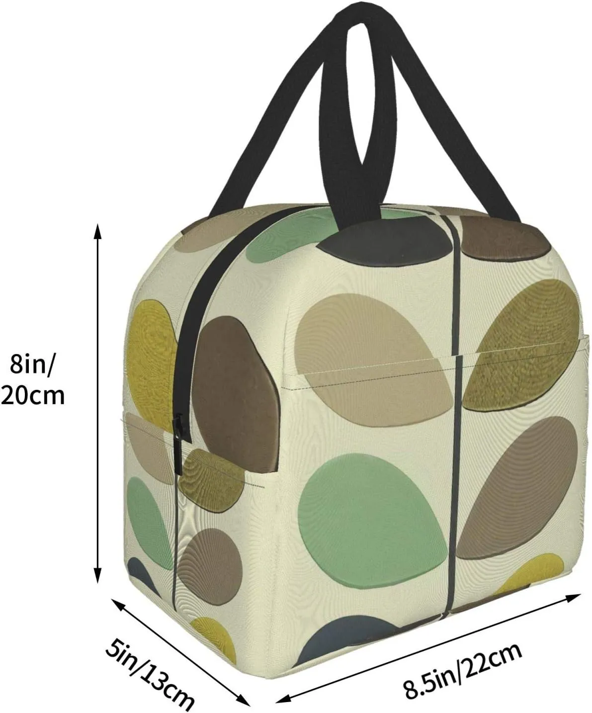 Portable Lunch Tote Bag Waterproof Reusable Durable Insulated Lunch Boxes for Men Women
