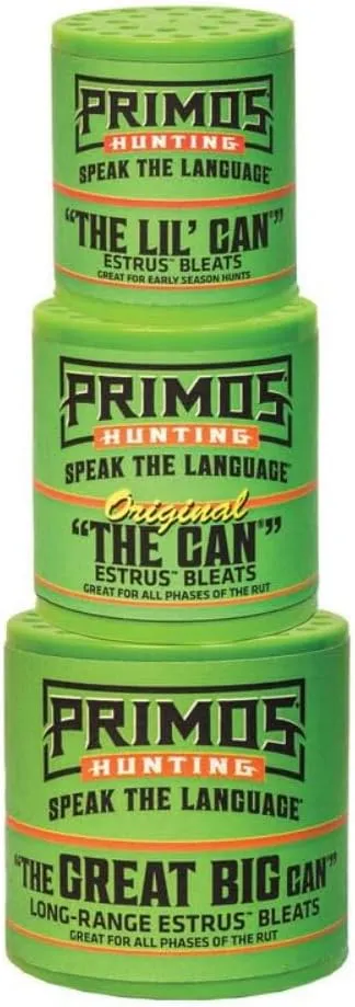 Primos The Can Family Pack Compact Design for Authentic Doe and Fawn Vocalizations