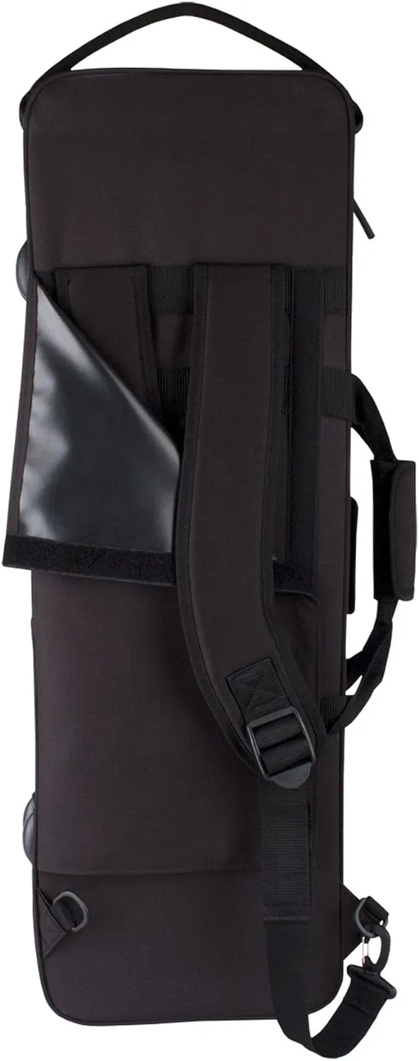 Pro Tec, 4-String Protec MX144 Violin Oblong MAX Case, Black, 4/4 Size