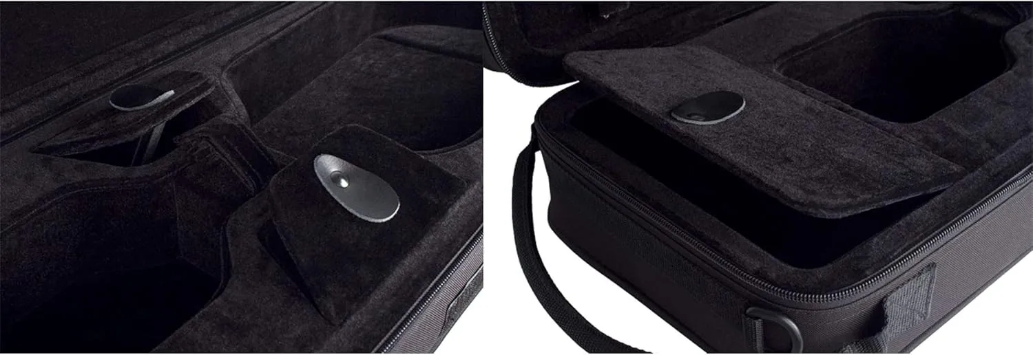 Pro Tec, 4-String Protec MX144 Violin Oblong MAX Case, Black, 4/4 Size