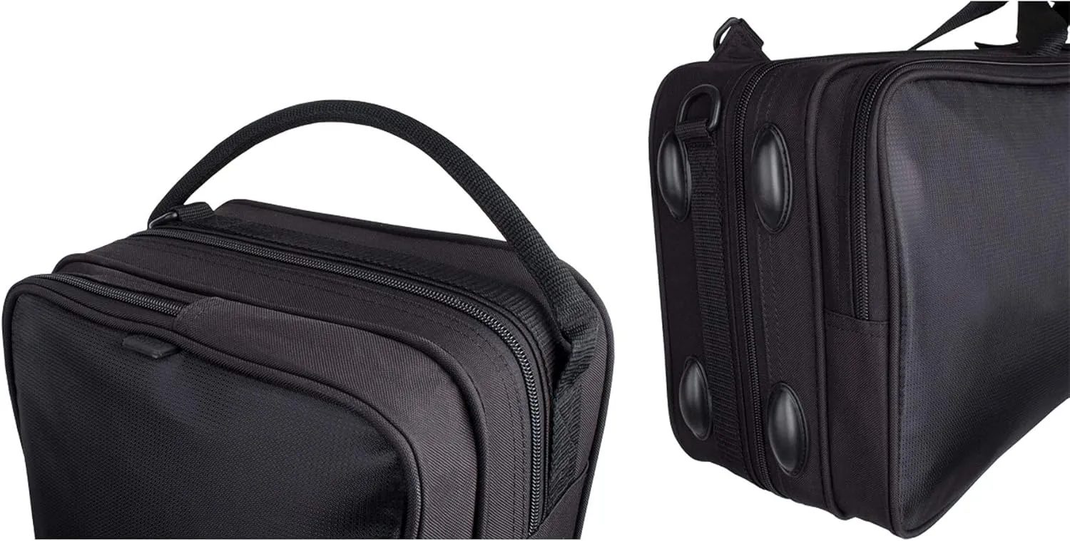 Pro Tec, 4-String Protec MX144 Violin Oblong MAX Case, Black, 4/4 Size