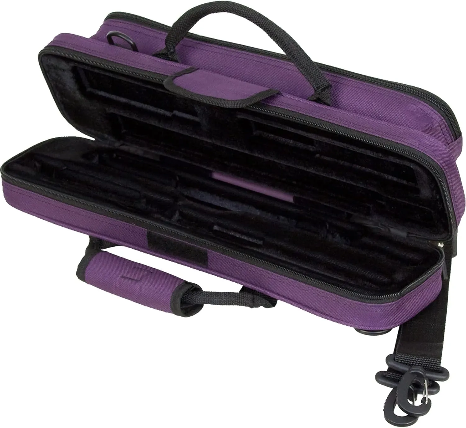 Protec Flute (B or C Foot) MAX Case - Purple, Model MX308PR