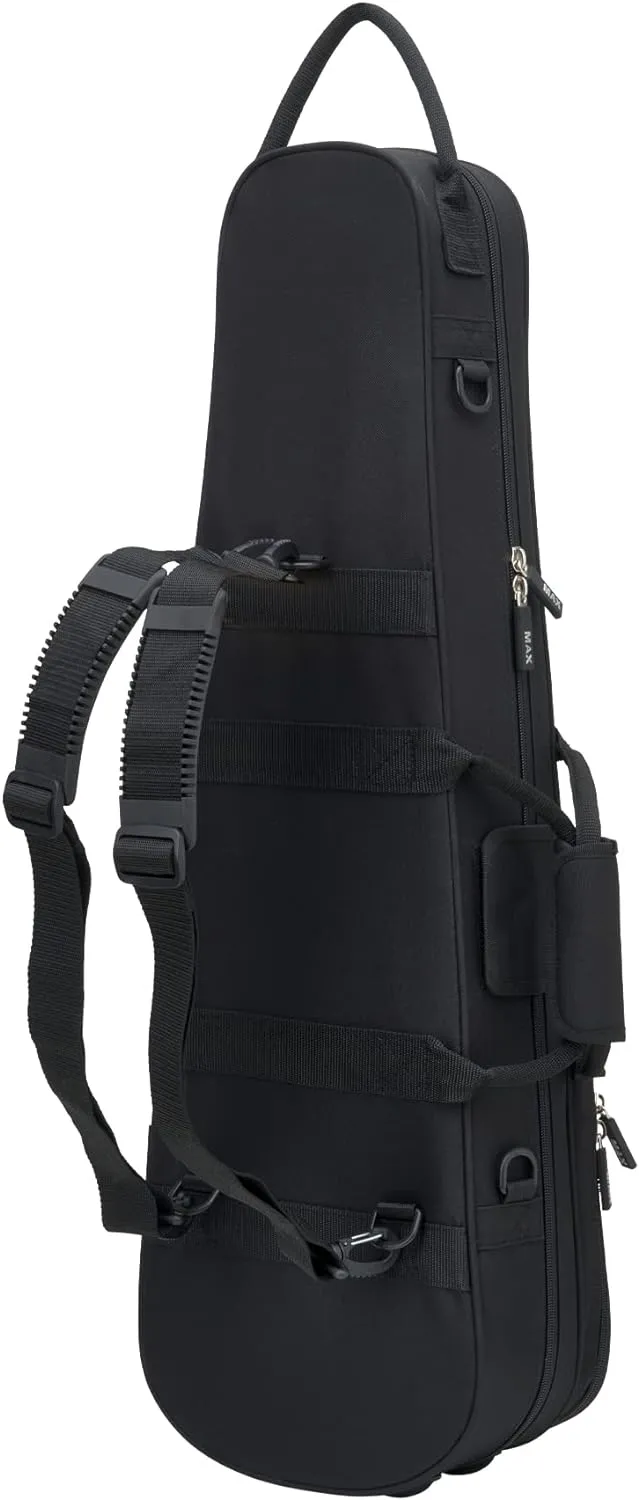 Protec MX044 4/4 Violin Shaped MAX Case, Black