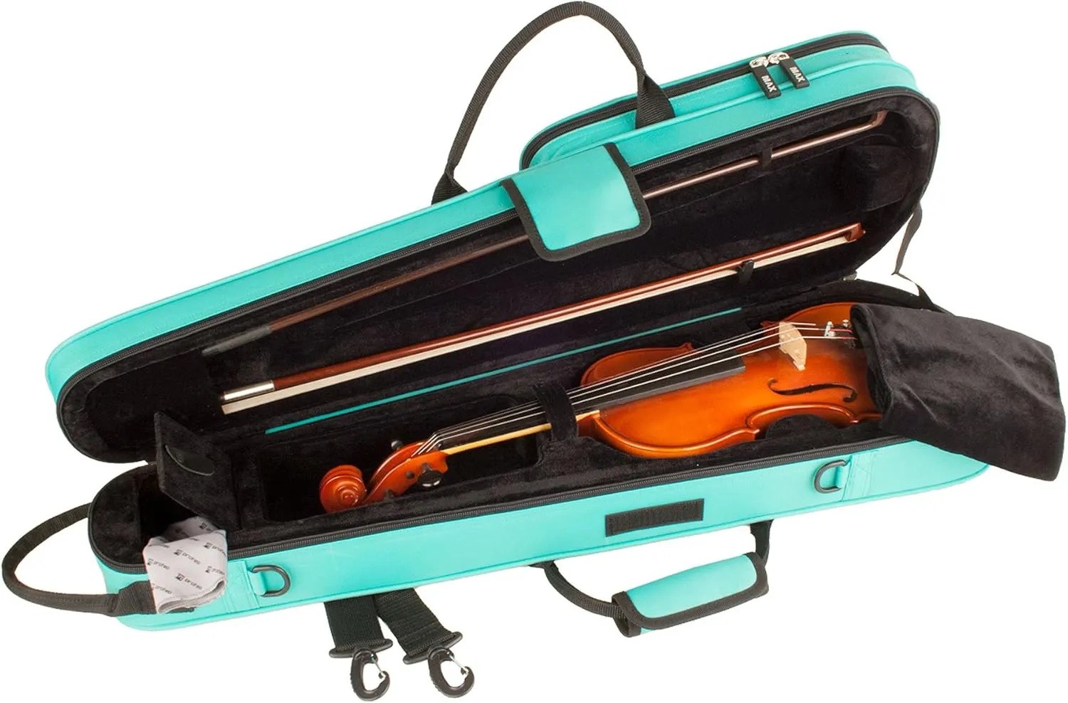 Protec Pro Tec MX044MT 4/4 Violin Shaped MAX Case (Mint), Model