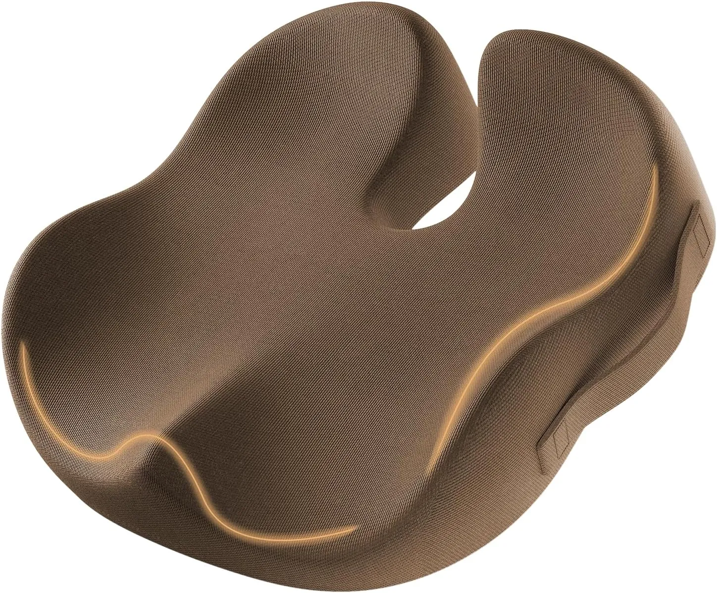 ProtoArc Seat Cushion for Tailbone Pain Relief, Office Chair Cushion, Coccyx Cushion, Ergonomic Memory Foam Seat Cushion for Home, Car, Pressure Relief Pad for Hip, Coccyx, All Day Comfort - Coffee