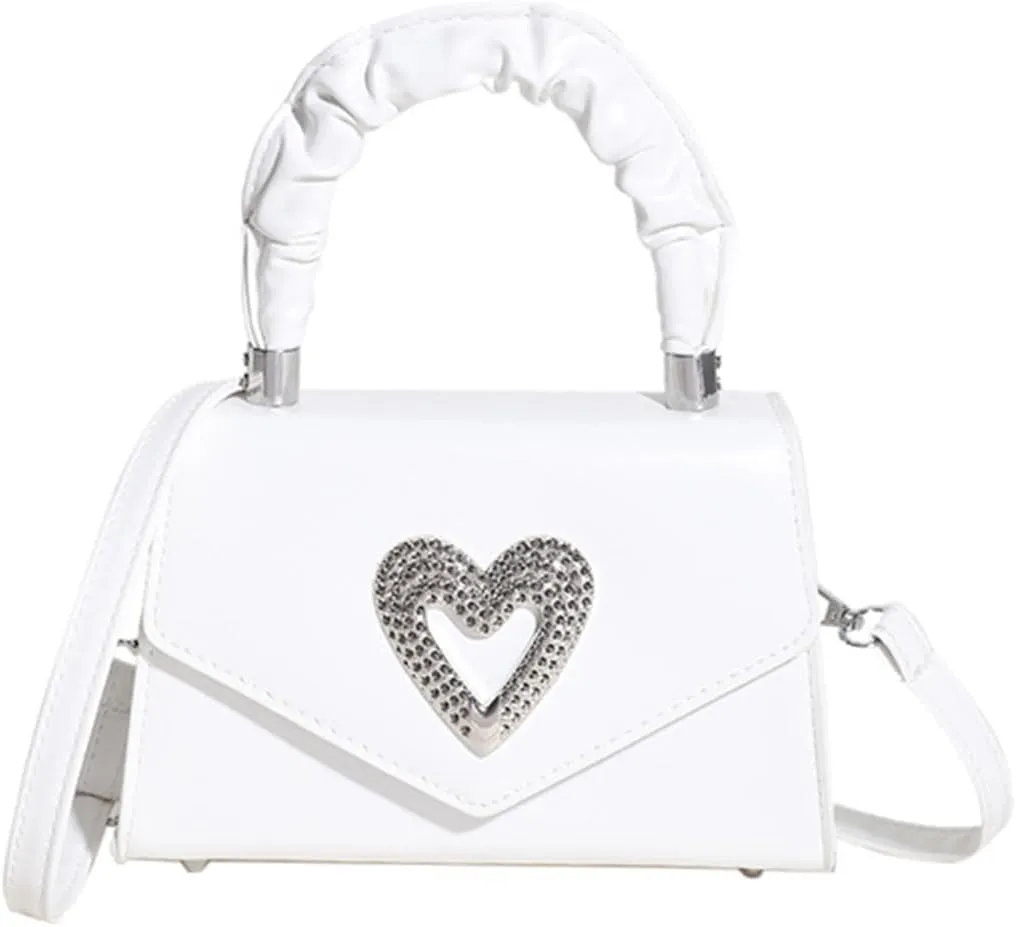PU Leather Handbag Shoulder Bag Hobo Crossbody Tote Bags Messenger Pack Top Handle Satchel Bag, One Color, One Size