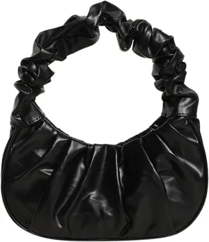 PU Leather Tote Bags for Women Small Tote Hobo Shoulder Bag PU Leather Hand Bag Underarm Bag for Work Travel