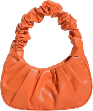 PU Leather Tote Bags for Women Small Tote Hobo Shoulder Bag PU Leather Hand Bag Underarm Bag for Work Travel