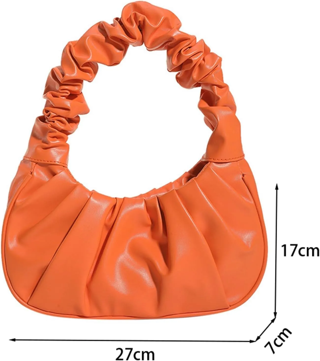 PU Leather Tote Bags for Women Small Tote Hobo Shoulder Bag PU Leather Hand Bag Underarm Bag for Work Travel