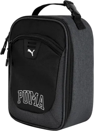 PUMA Unisex Kid's Rally Lunch Box, Black/Granite Heather, Small