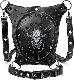 Punk Waist Bag Drop Leg Bag Outdoor Bike Motorcycles Cycling Hiking Pack Hip/Thigh Bag Utility Shoulder
