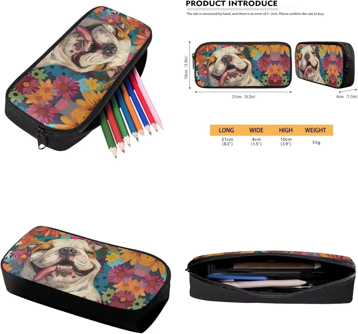 Puppdog Backpacks for Teens Girls Aesthetic 3rd to 5th Grade Portable School Backpack with Lunch Bag for Boys, Back to School Gifts