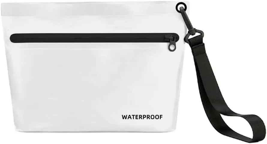 PVC leisure waterproof shoulder bag crossbody bag portable travel waterproof storage handbag wash bag