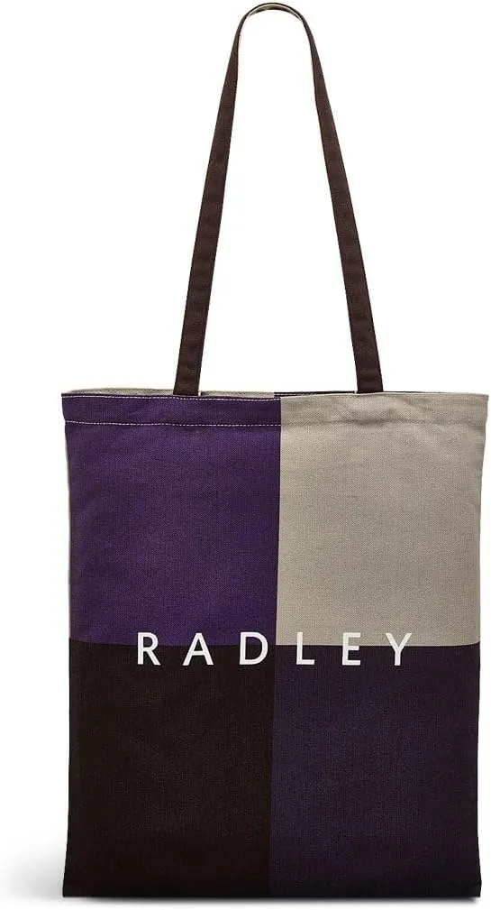 RADLEY London Womens Patchwork- Responsible - Medium Tote Shoulder Bag in Dark Oak Brown, Dark Oak Brown, One Size