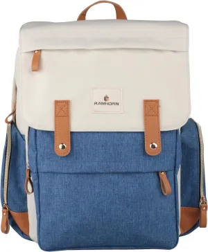 Ramhorn Diaper Bag Multifunction Travel Backpacks for Mom with Insulated Pockets and Laptop Compartment, blue