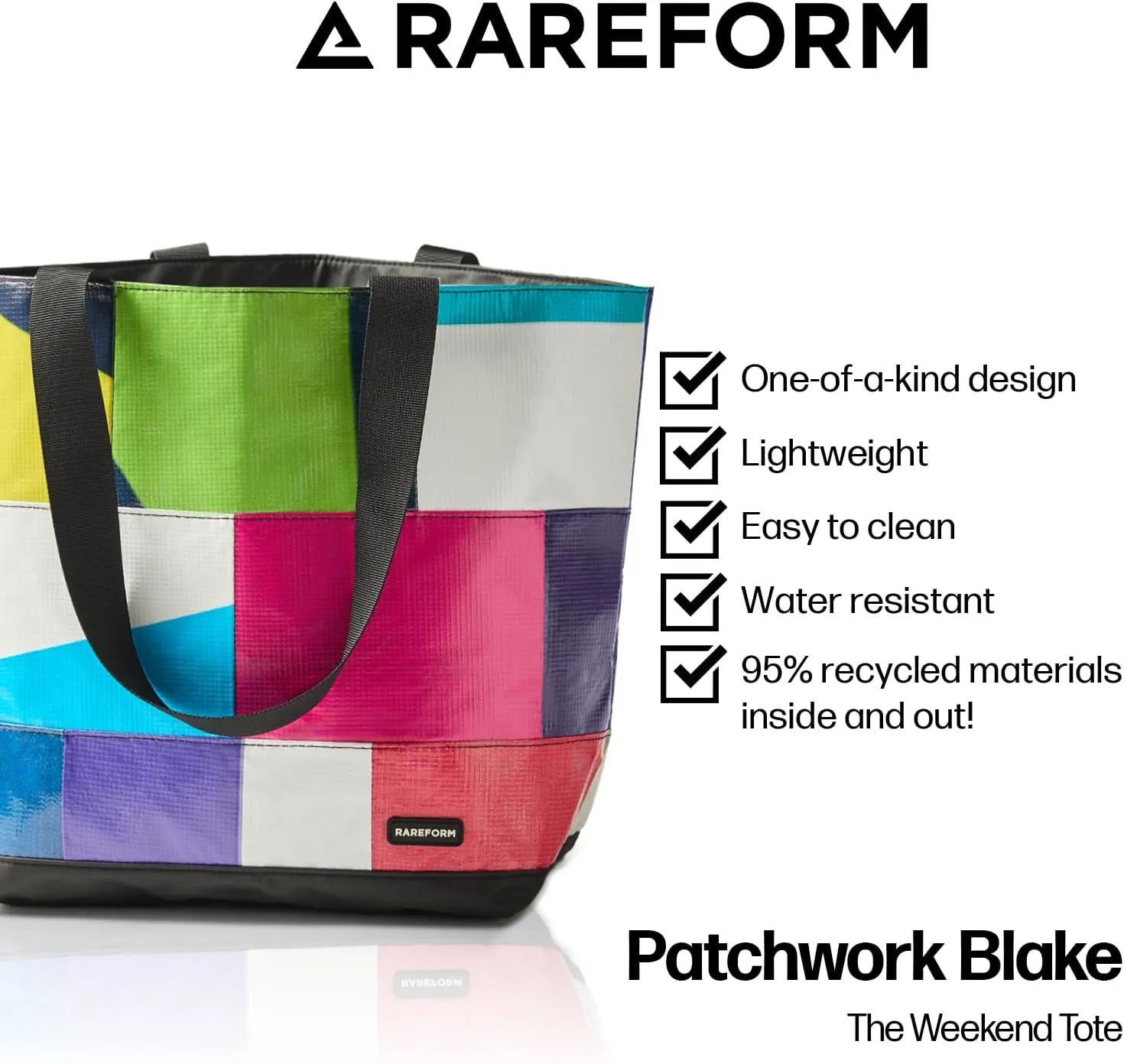 Rareform Zion Sling Bag | Durable, Lightweight Crossbody Sling Bag | Handcrafted from Repurposed Billboard Vinyl