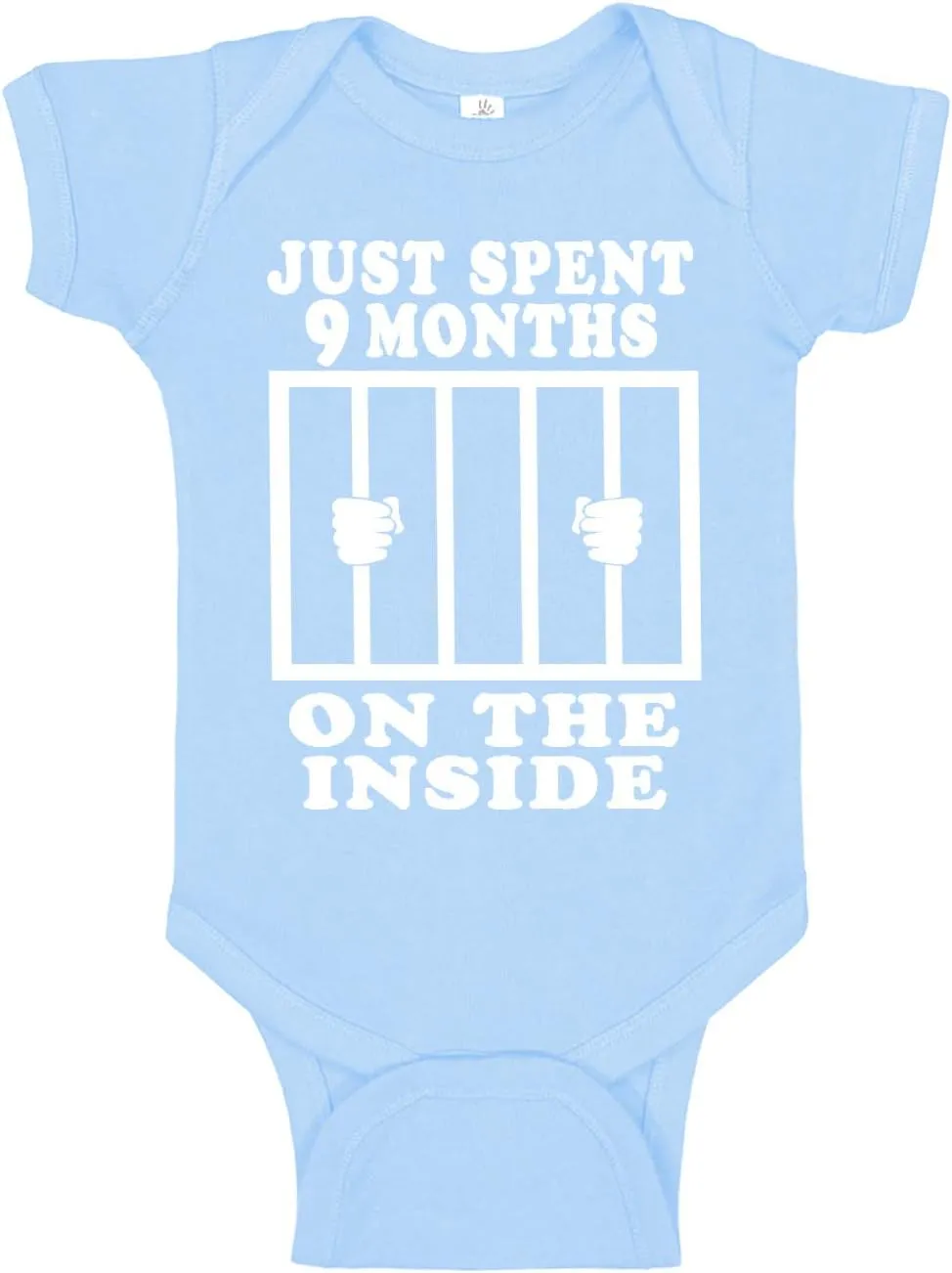 Reaxion Funny Cute Baby Boy Girl Handmade Clothes Infant Just Spent 9 Months On The Inside Bodysuits