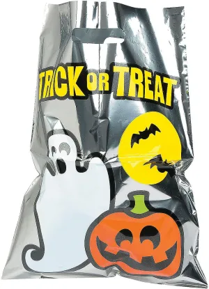 Reflective Safety Halloween Bags (50 bags) Bulk Party Supplies