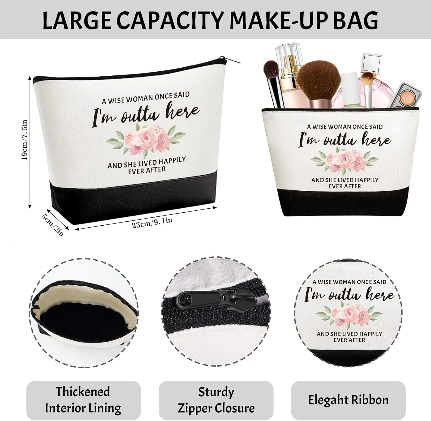 Retirement Gifts for Woman - Best Retired Gifts Ideas for Boss Lady, Manager, Coworker, Mom, Teacher, Nurse, Employee, Friends - Funny Cool Coworker Leaving, Farewell, Going Away, Goodbye Bags