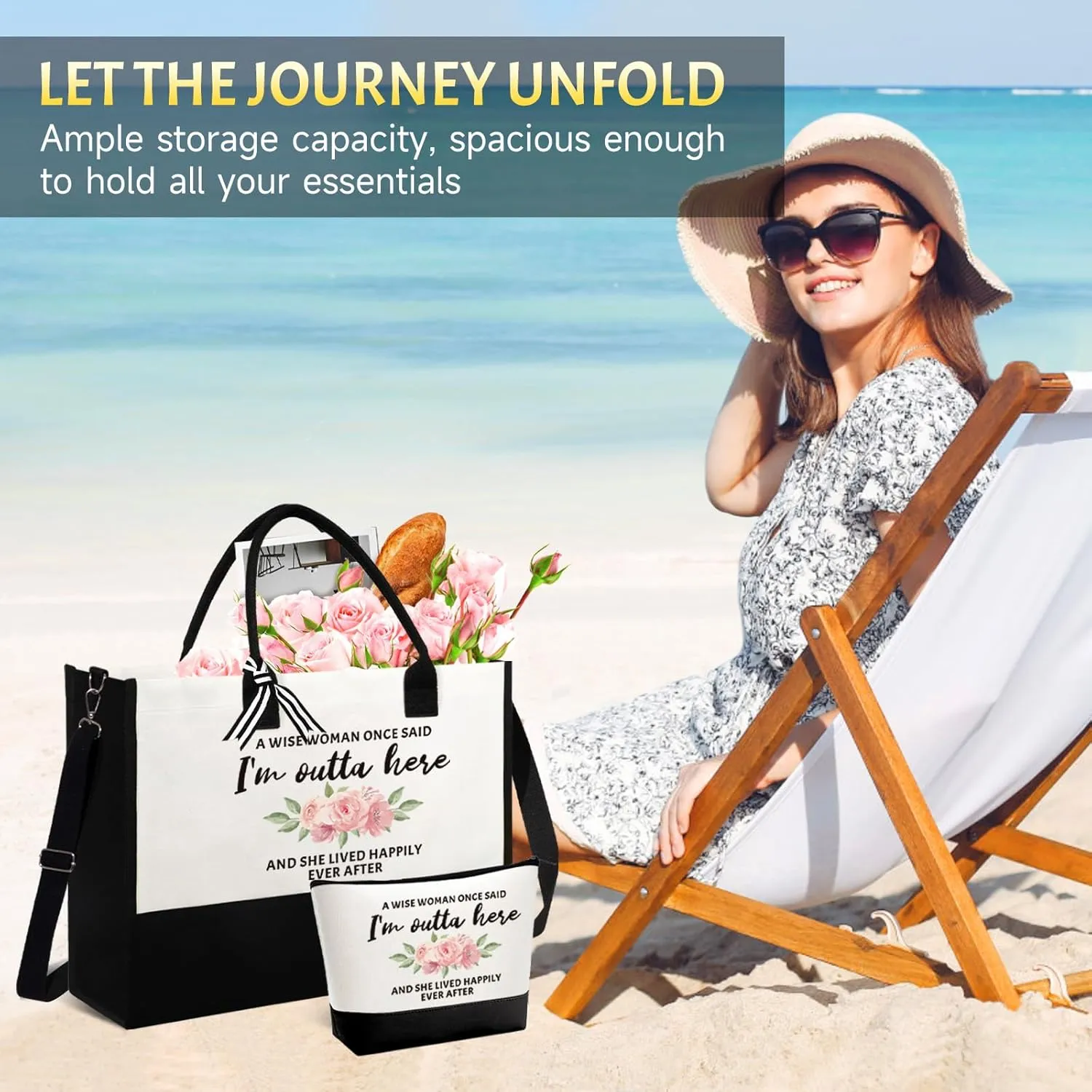 Retirement Gifts for Woman - Best Retired Gifts Ideas for Boss Lady, Manager, Coworker, Mom, Teacher, Nurse, Employee, Friends - Funny Cool Coworker Leaving, Farewell, Going Away, Goodbye Bags
