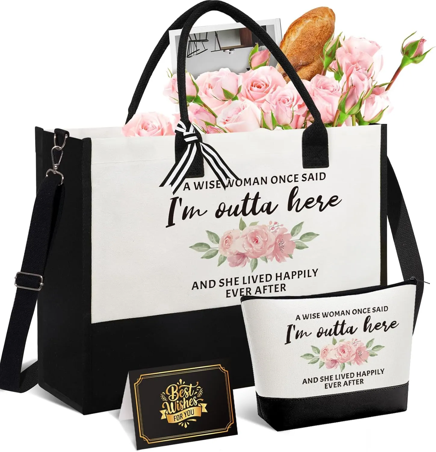 Retirement Gifts for Woman - Best Retired Gifts Ideas for Boss Lady, Manager, Coworker, Mom, Teacher, Nurse, Employee, Friends - Funny Cool Coworker Leaving, Farewell, Going Away, Goodbye Bags