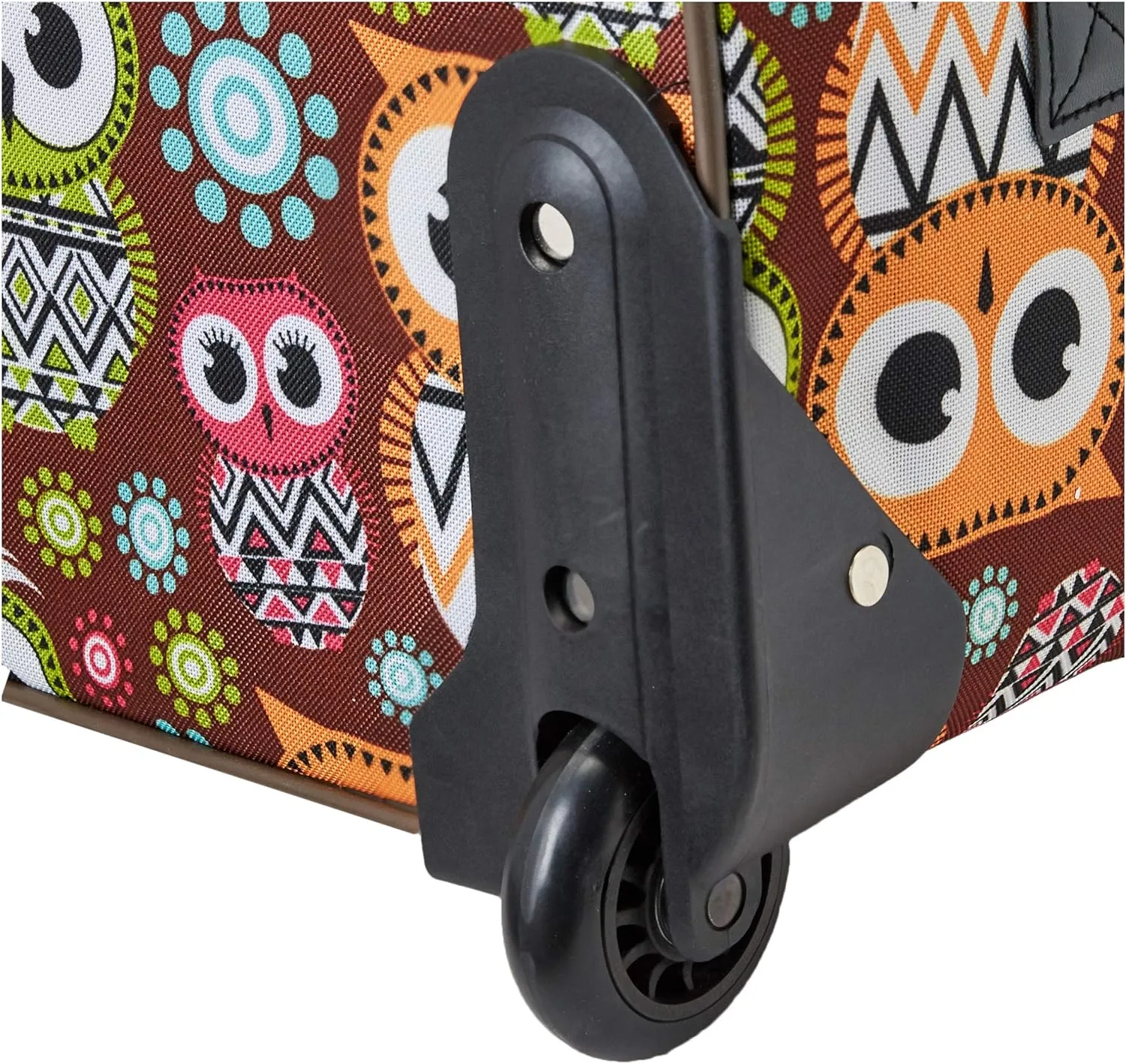 Rockland Fashion Softside Upright Luggage Set, Expandable, Owl, 2-Piece (14/19)