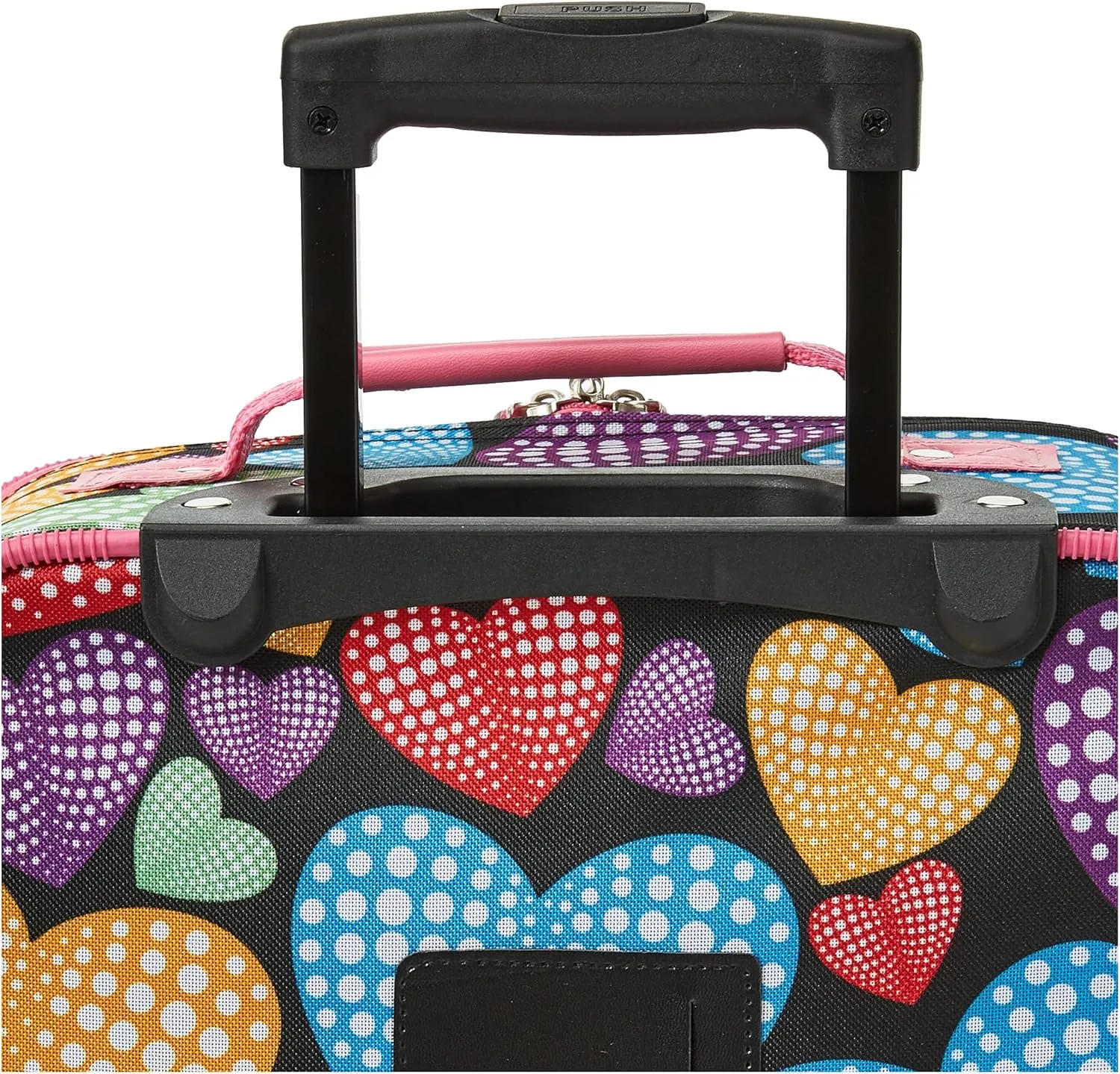 Rockland Fashion Softside Upright Luggage Set, Expandable,New Heart, 2-Piece (14/19)