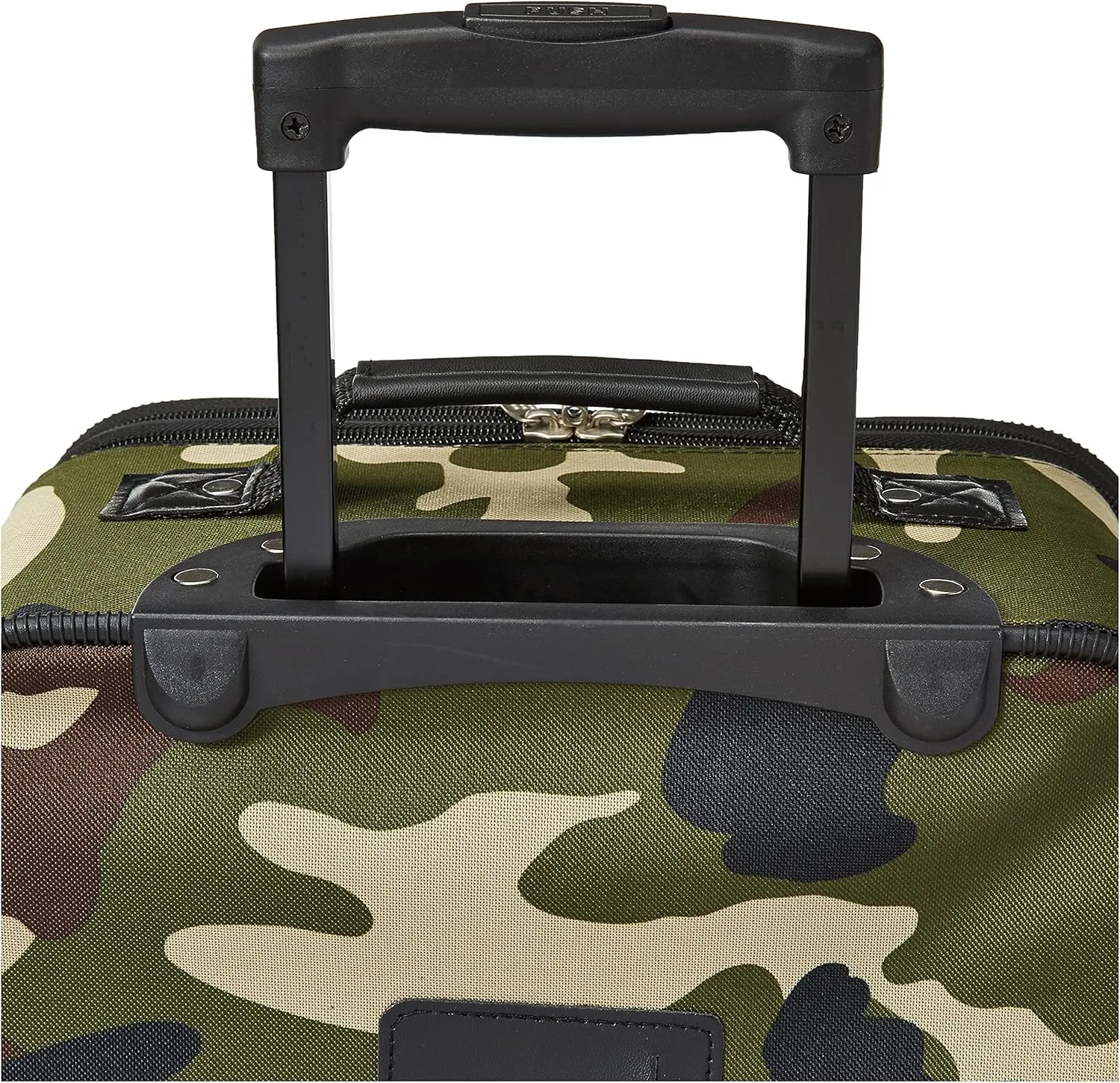 Rockland Fashion Softside Upright Luggage Set,Expandable, Wheel, Telescopic Handle, Camouflage, 2-Piece (14/19)