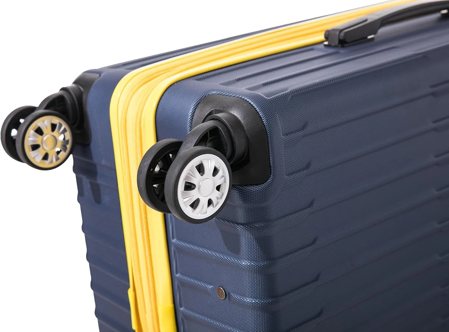 Rockland Hardside Spinner Wheel Carry On with Tote Luggage Set, Navy