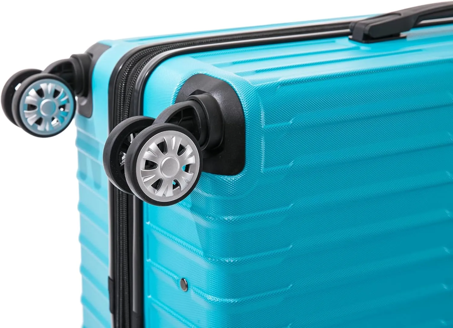 Rockland Hardside Spinner Wheel Carry On with Tote Luggage Set, Turquoise