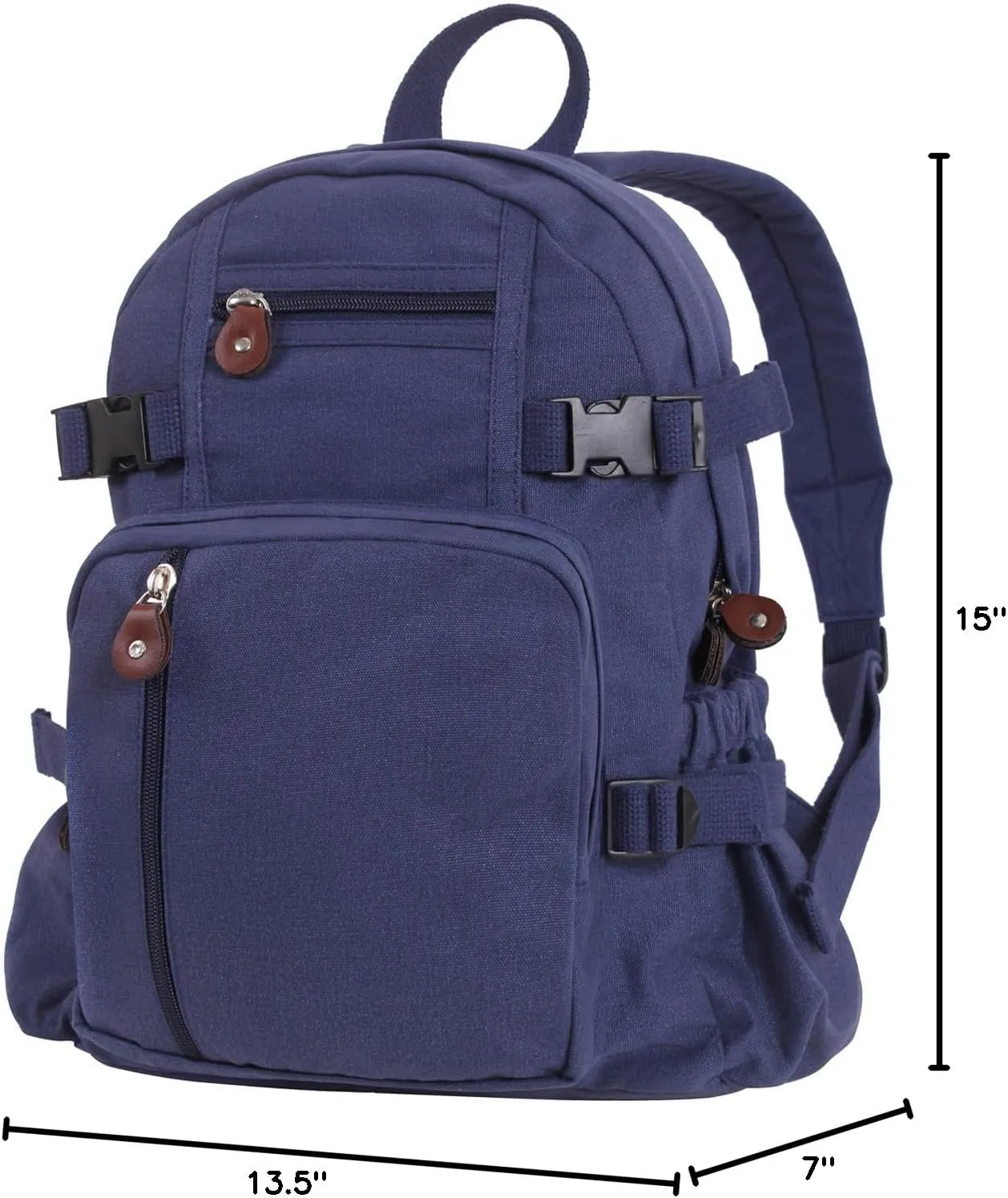 Rothco 8558: Vintage Canvas Compact Backpack