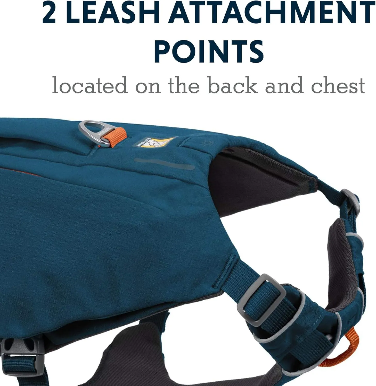 Ruffwear, Switchbak Dog Harness, Pack & Harness Hybrid for Day Trips & Everyday Use, Blue Moon, Small