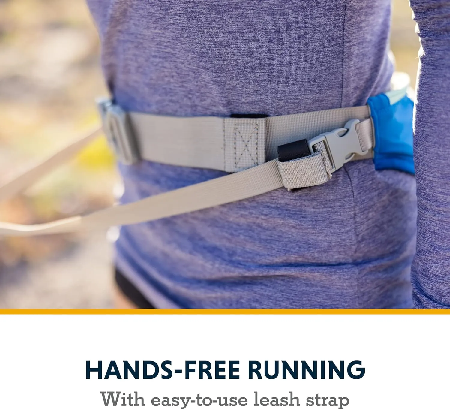 Ruffwear, Trail Runner Belt, Hands Free Adjustable with Pocket, Blue Pool, Large/X-Large