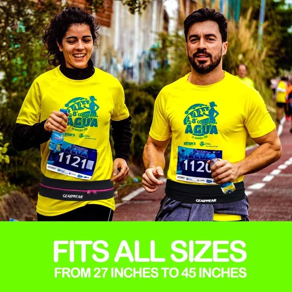 Running Belt | Runner Fanny Pack for Women and Men | Adjustble Waist Band Pack for Storage Phone