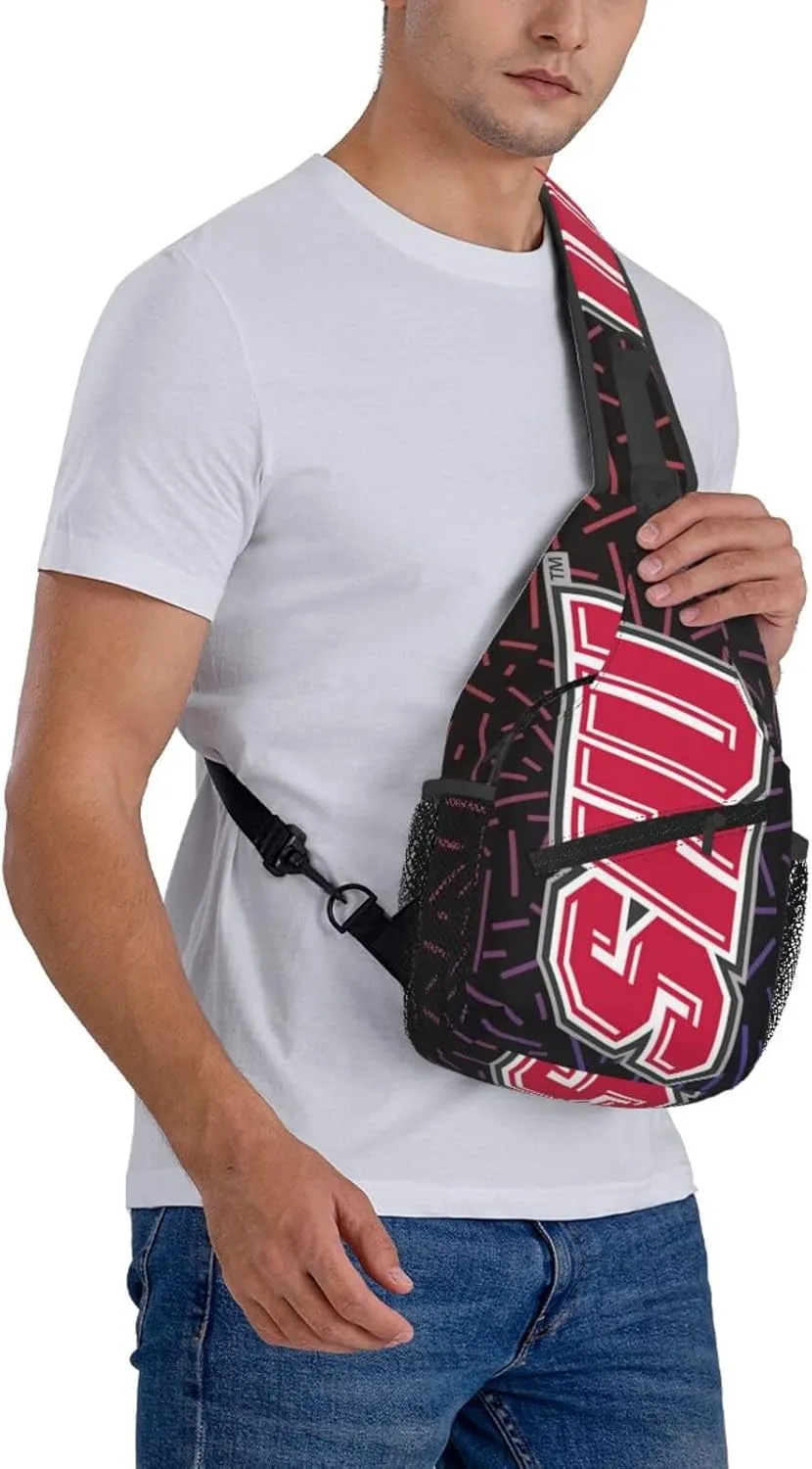 Sacred Heart University Small Crossbody Backpack Sling Bag For Men Women Mini One Shoulder Chest Bags Gym Sport Travel Hiking Daypack