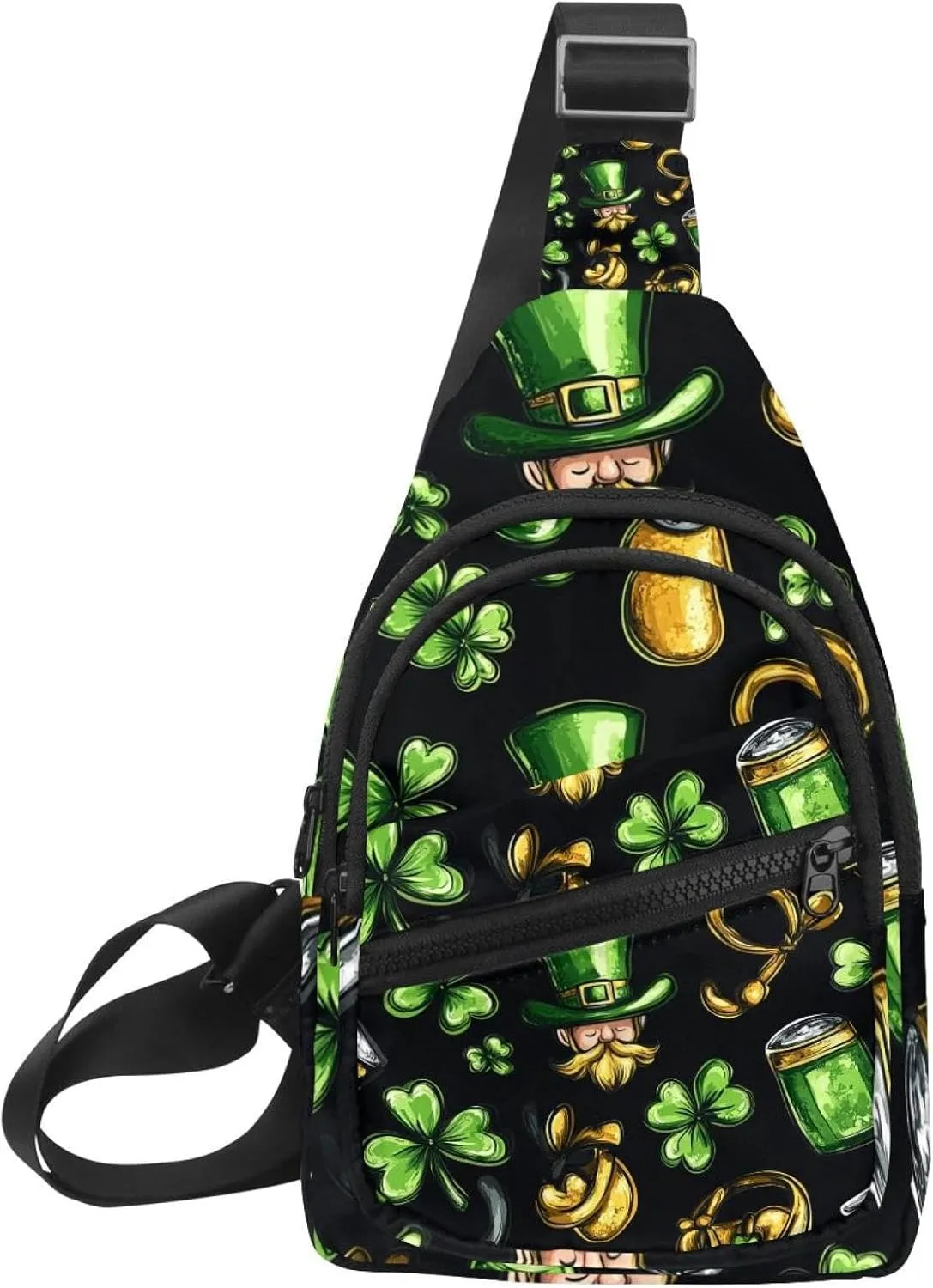 _Saint Patrick. Spring. March 17 (3) Sling Bag for Women Men Crossbody Shoulder Tote Blet Bags Backpack Fanny Pack Travel Purse