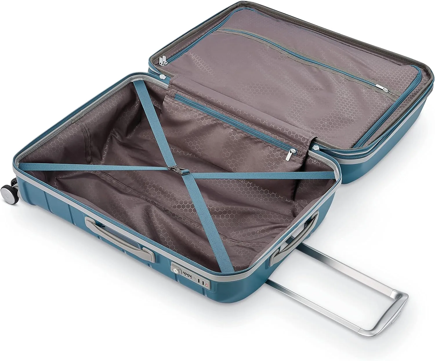 Samsonite Freeform Hardside Expandable Luggage with Spinners, Dark Teal, 2PC SET (Carry-on/Large)