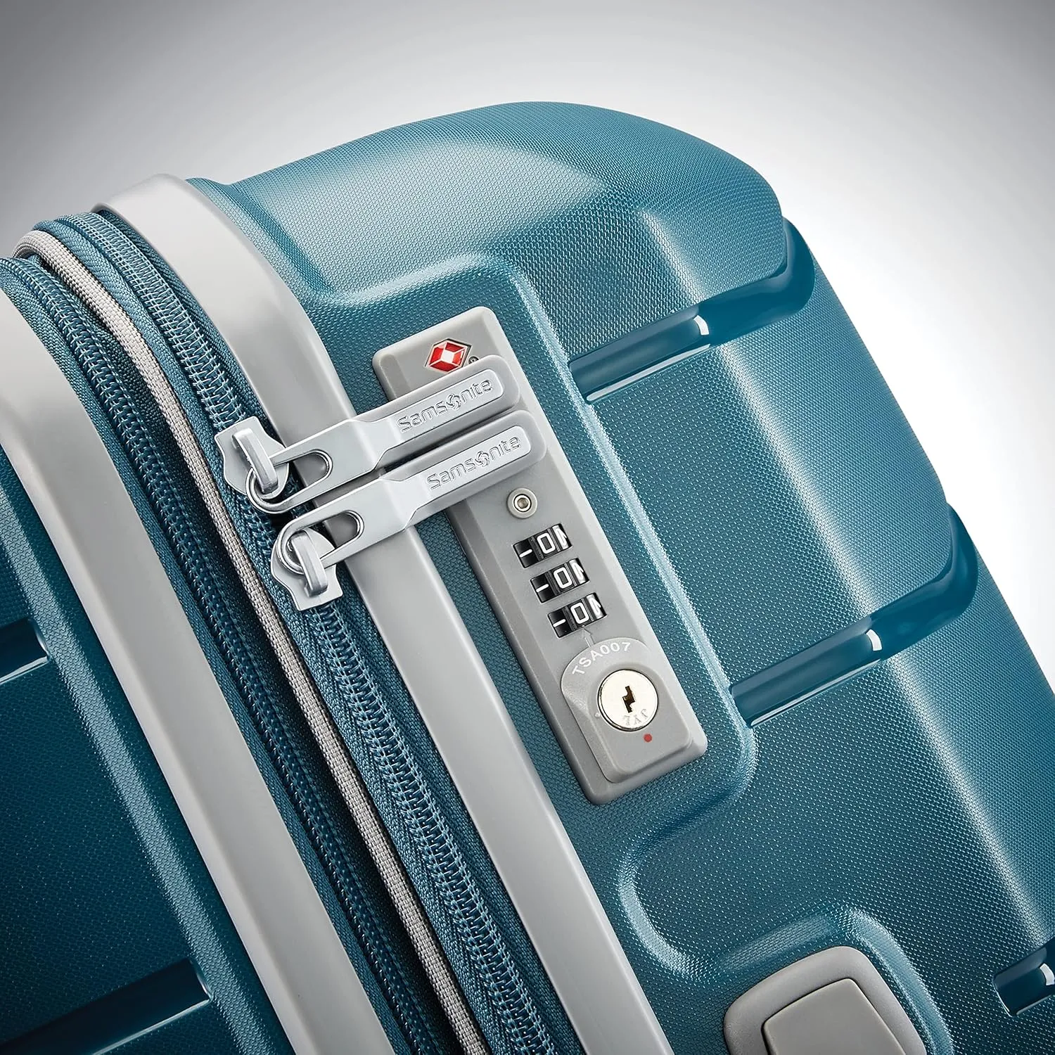 Samsonite Freeform Hardside Expandable Luggage with Spinners, Dark Teal, 2PC SET (Carry-on/Large)