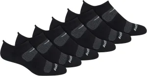 Saucony Men's RunDry Mesh Ventilating Comfort Fit Performance Tab Socks, Multipack
