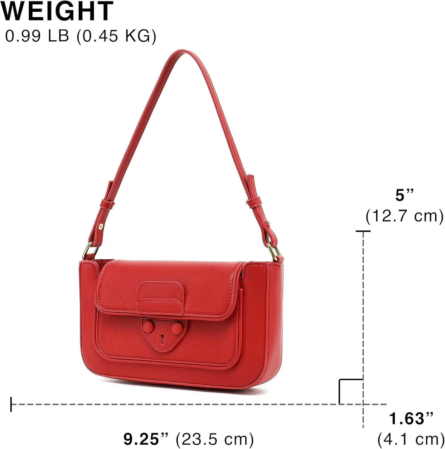 Scarleton Crossbody Bags for Women, Purses for Women, Lightweight Shoulder Bag Purse, Crossbody Bag with 2 Straps, H2087
