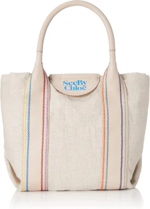 [Seabychloe] CHS23SSB62C6424H Women's CEMENT BEIGE Tote Bag