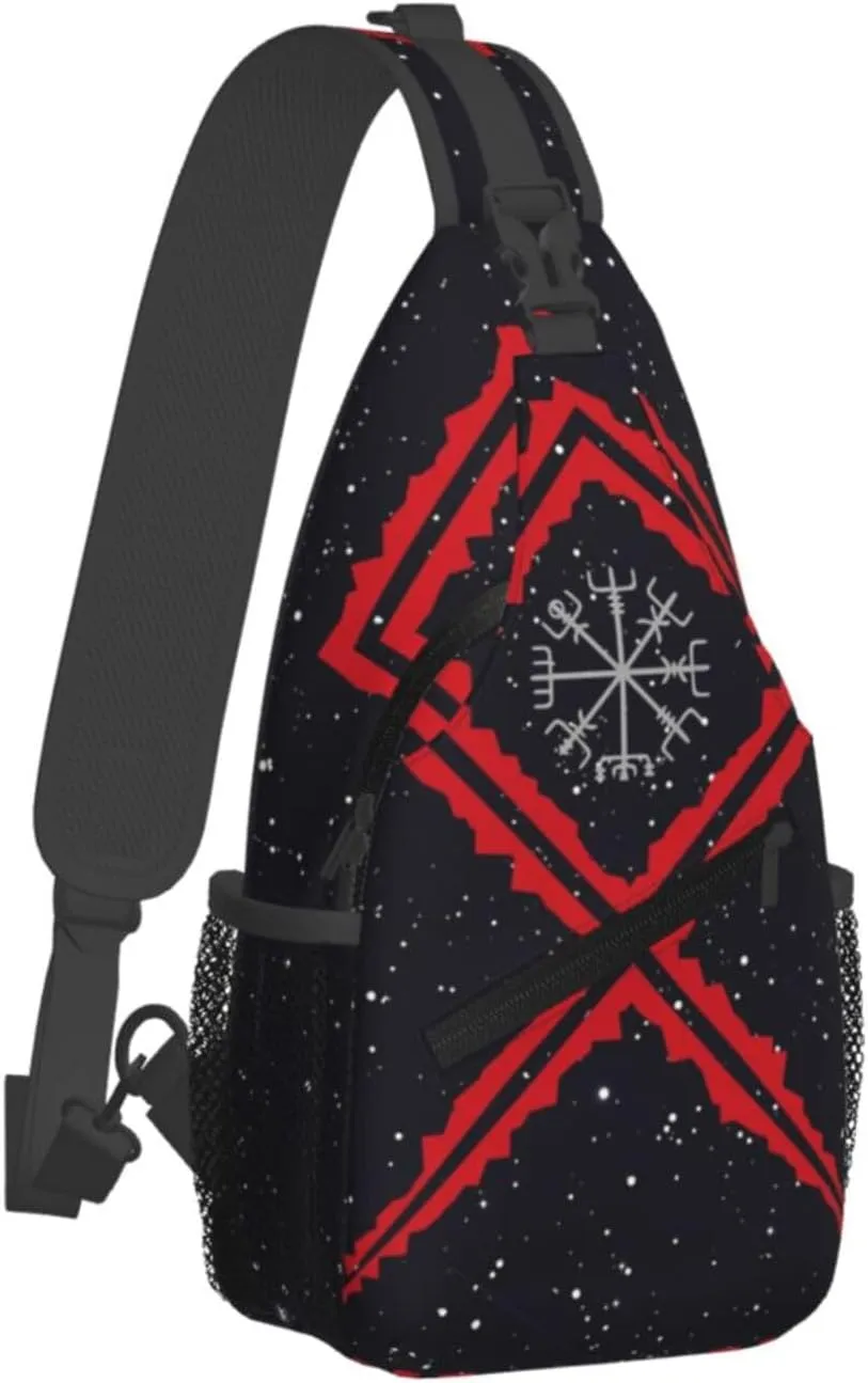 Shark Crossbody Bags Men Cross Chest Bag Women Adjustable Sling Backpack Shoulder Bag