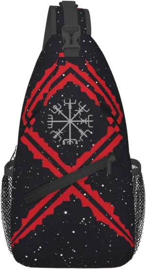Shark Crossbody Bags Men Cross Chest Bag Women Adjustable Sling Backpack Shoulder Bag