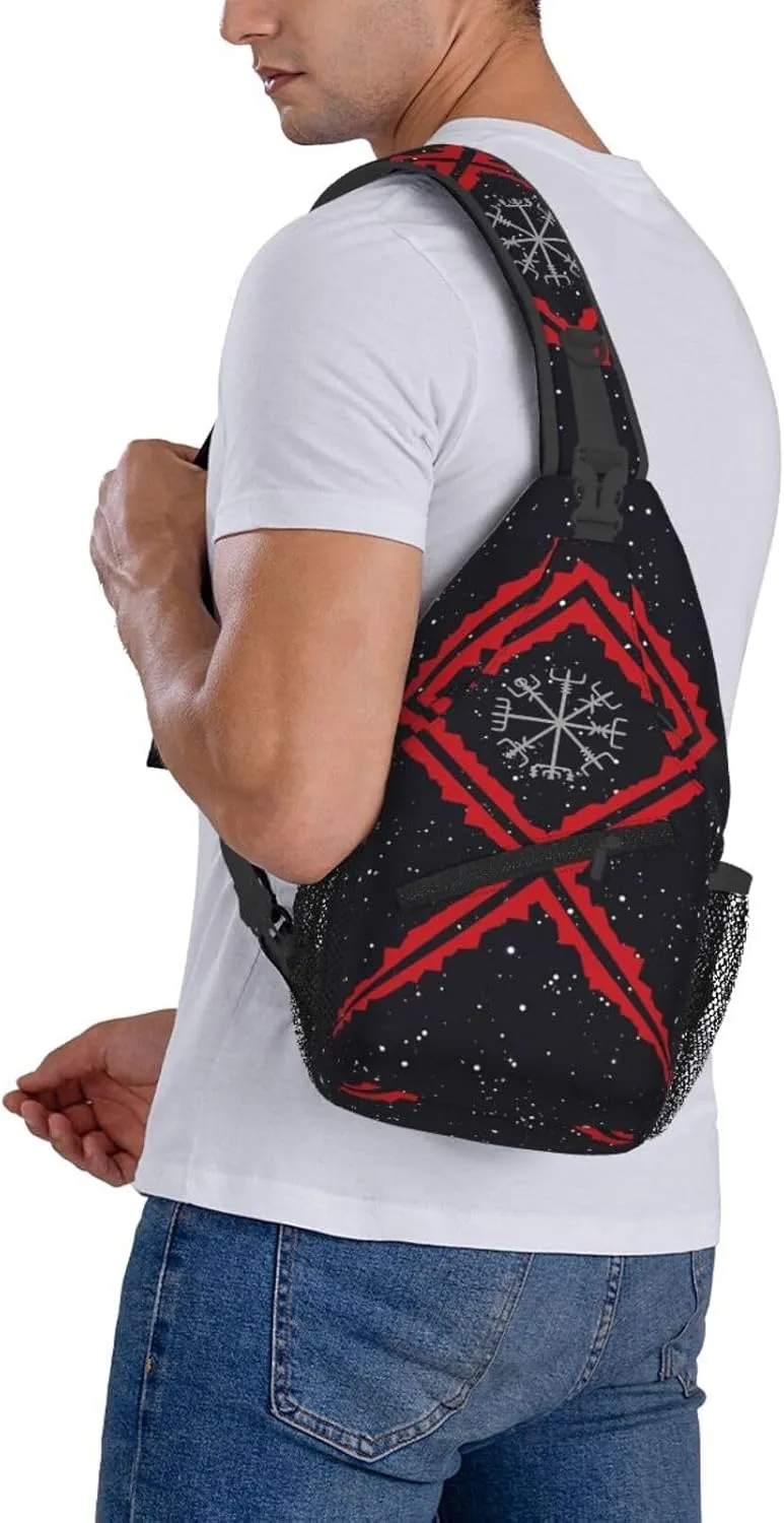 Shark Crossbody Bags Men Cross Chest Bag Women Adjustable Sling Backpack Shoulder Bag