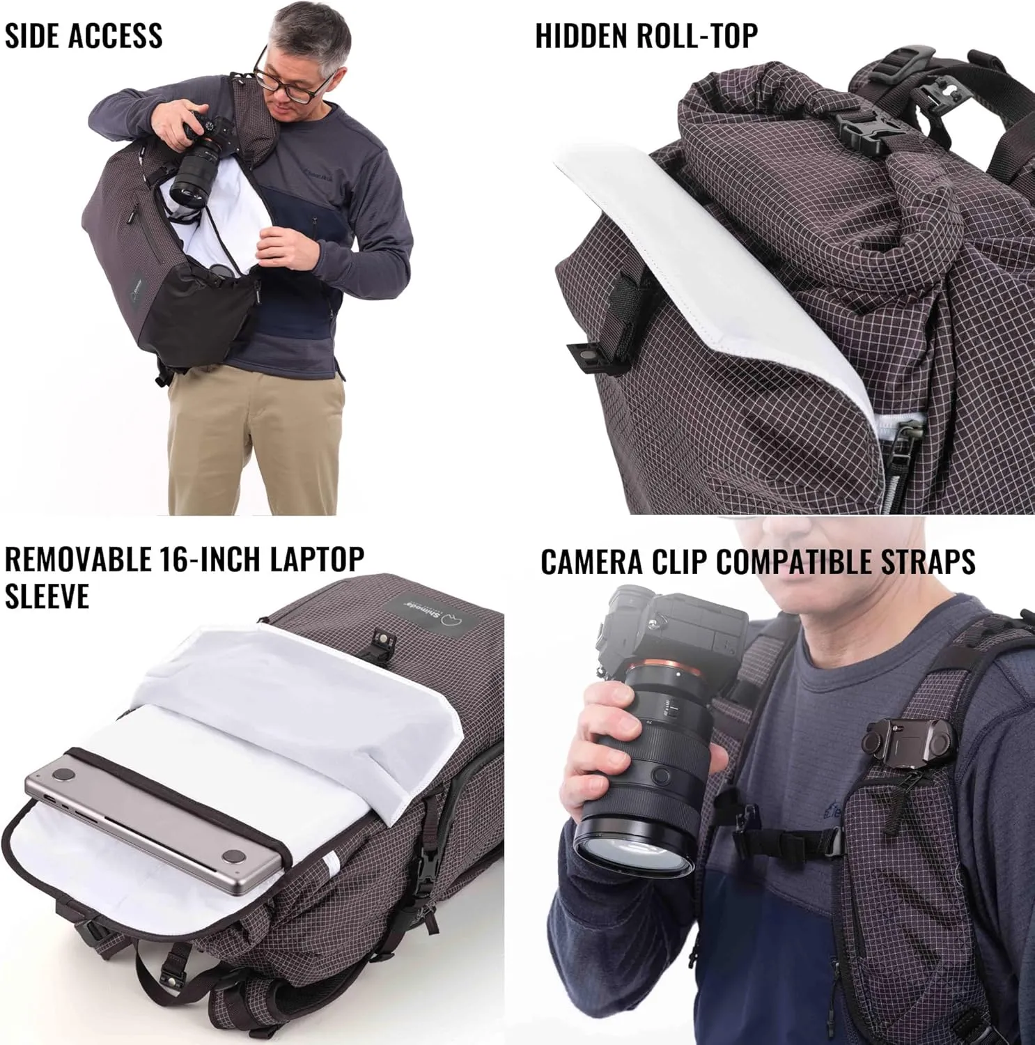 Shimoda Sidecountry 32 Starter Kit - Black/White (520-355)